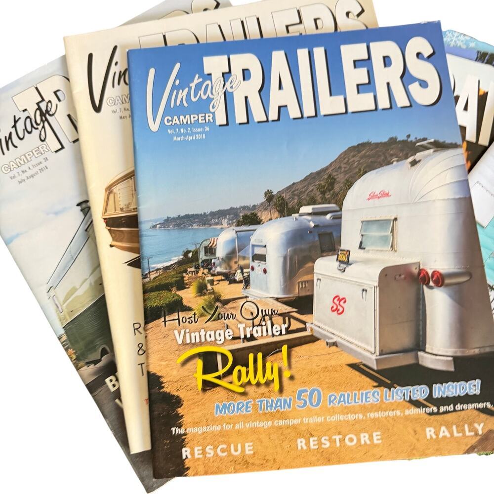 Vintage Trailer Magazine Lot Retro Camper Airstream RV Restoration - Picture 2 of 5